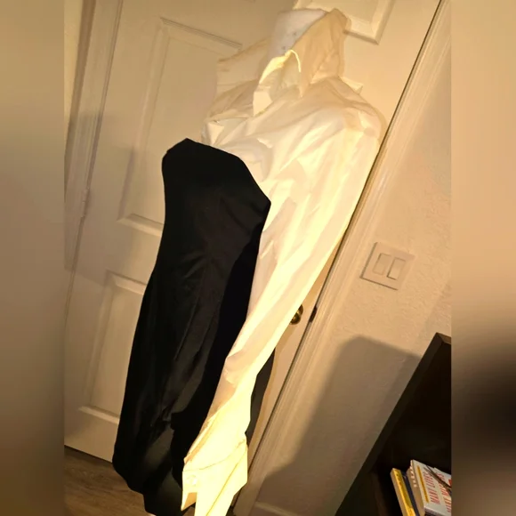 GF FERRE. Stretchy corset cone dress with white blose attached. Size 4 - Picture 11 of 17